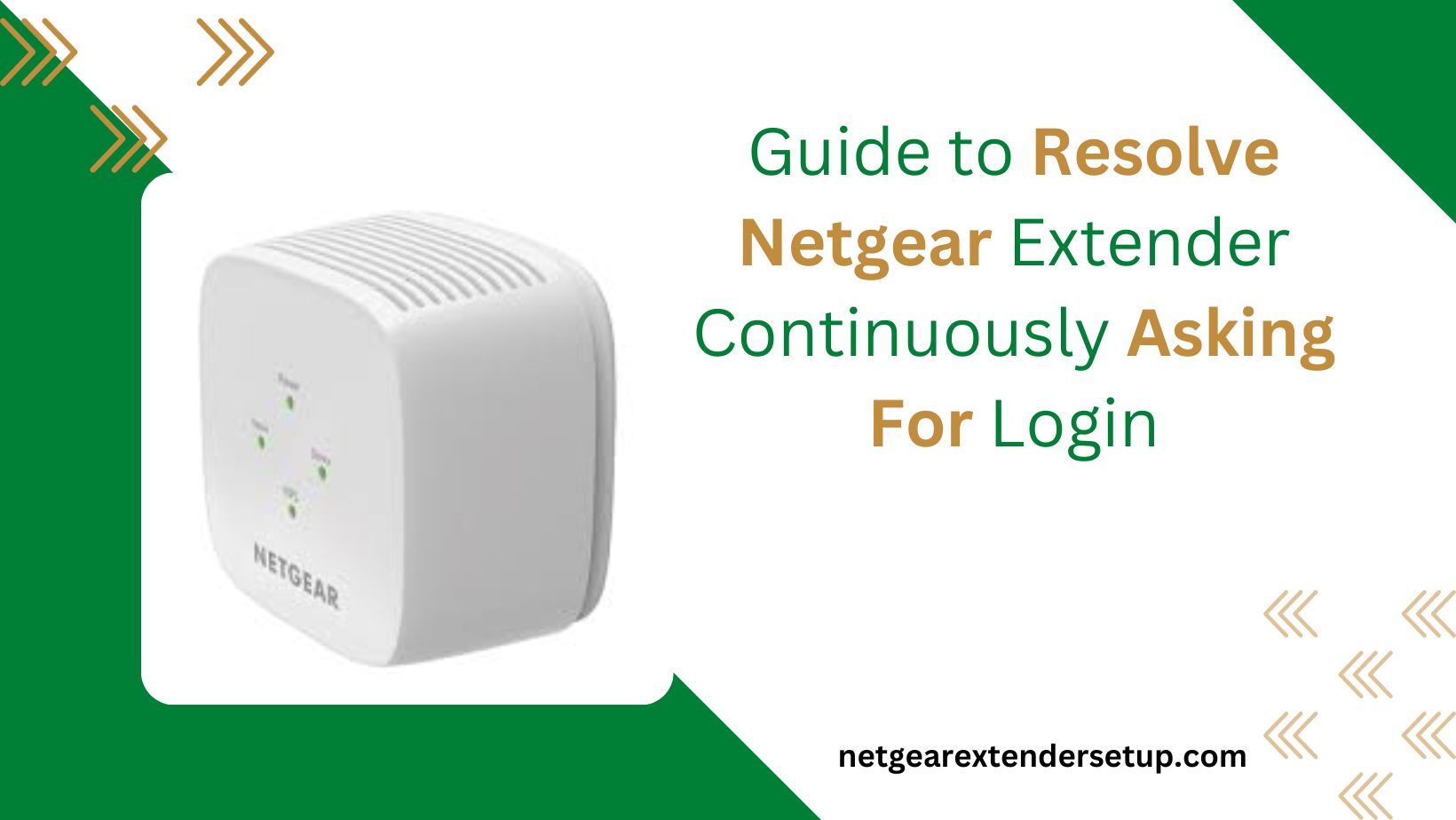 You are currently viewing Guide to Resolve Netgear Extender Continuously Asking For Login Issues